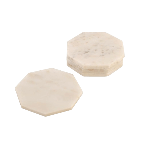 MARBLE COASTER OCTAGON SHAPE (POLISH)
